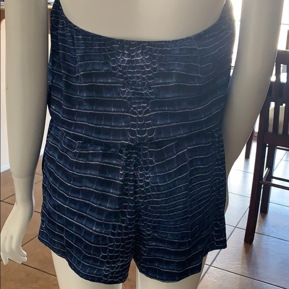 BCBG Maxazria Jumper short Halter Top Sleeveless - Picture 7 of 8